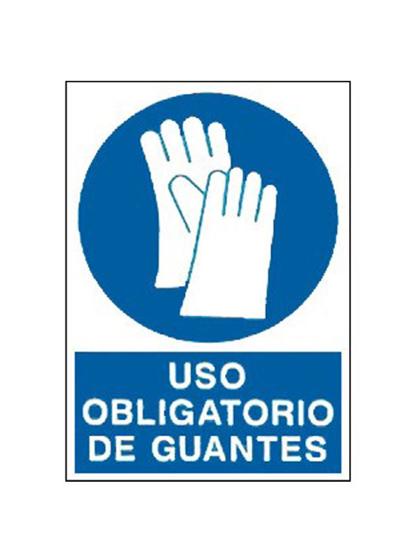 Señal uso obligatorio de guantes orr 56