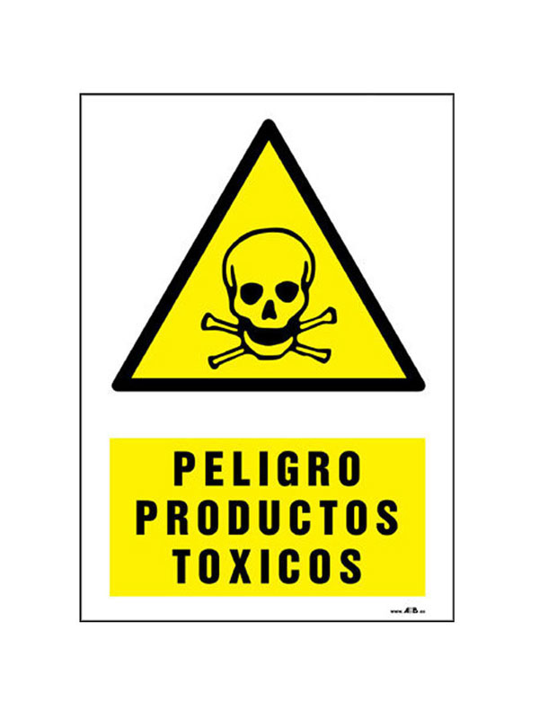Señal peligro productos tóxicos ref. apr 327